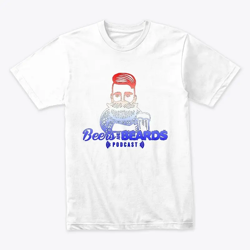 Beers and Beards premium tee